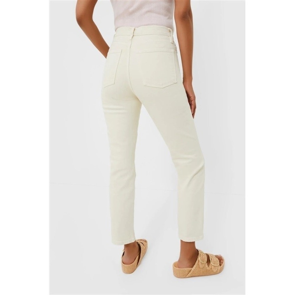 NWOT A Piece Apart 23 Camilla Jeans Ecru Denim 130156